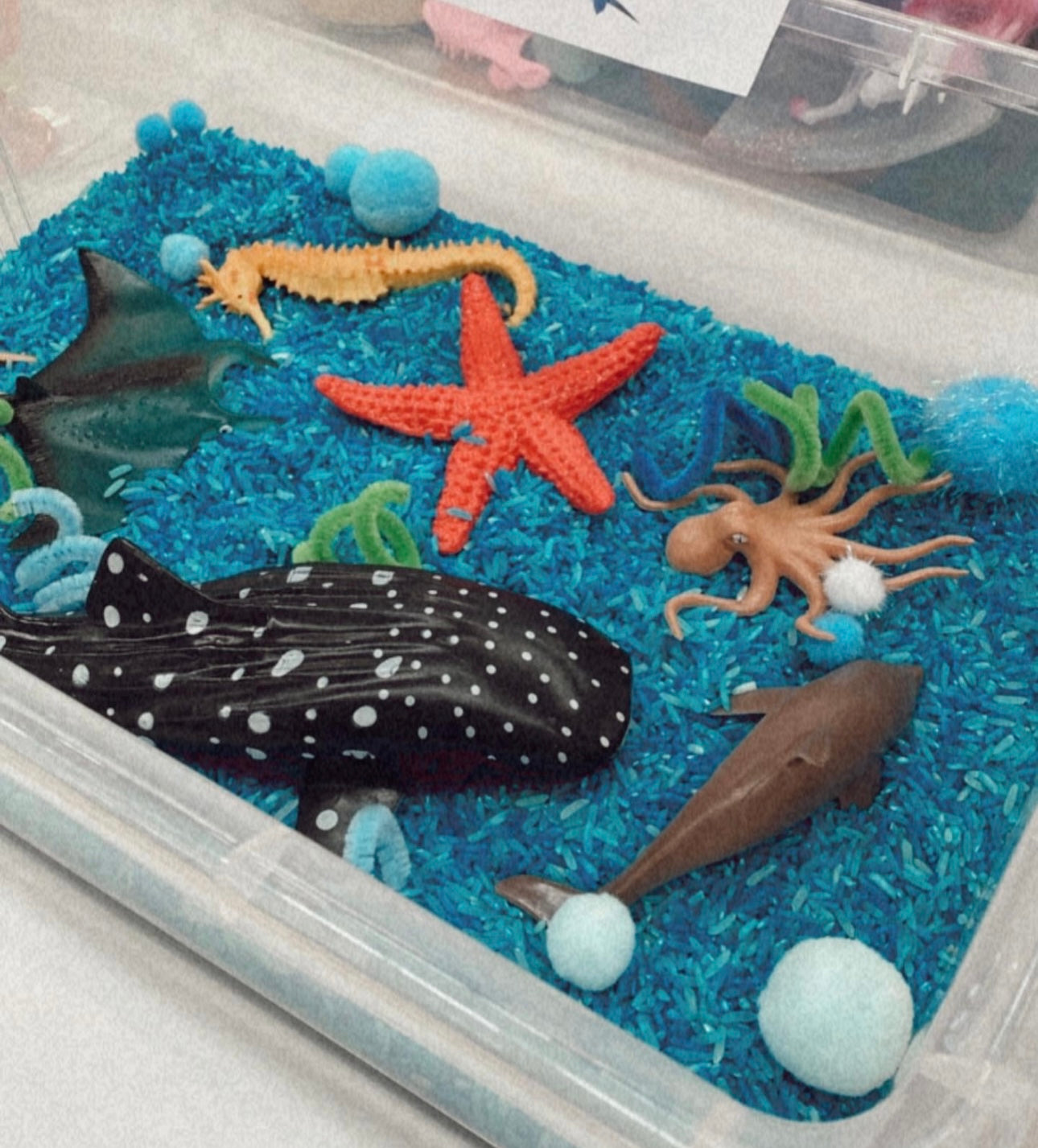 UNDER THE SEA SENSORY BOX